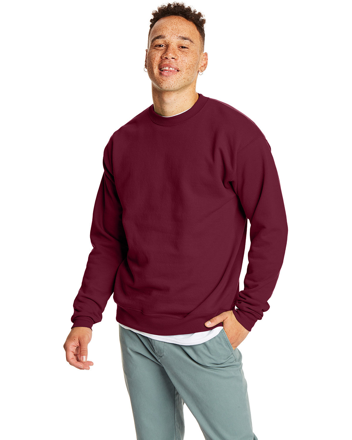 Hanes 7.8 oz. EcoSmart® 50/50 Fleece Crew – P1607