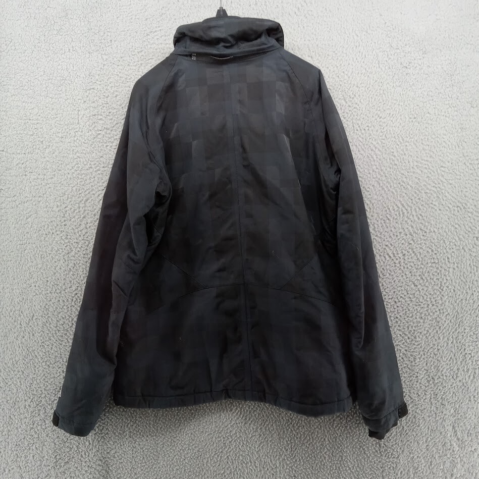 Columbia Jacket Mens Large Black Omni Tech Waterproof Breathable Thermal Comfort