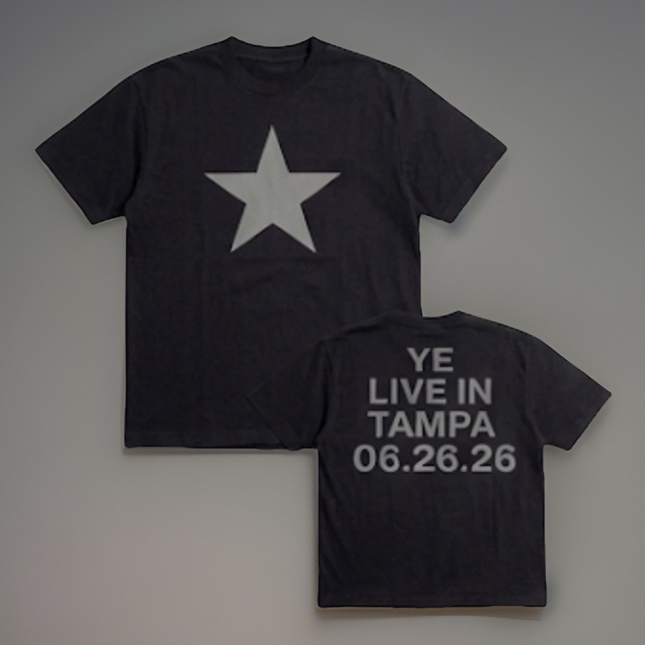 Kanye West YE BULLY Live In Tampa Merch T Shirt New 2026