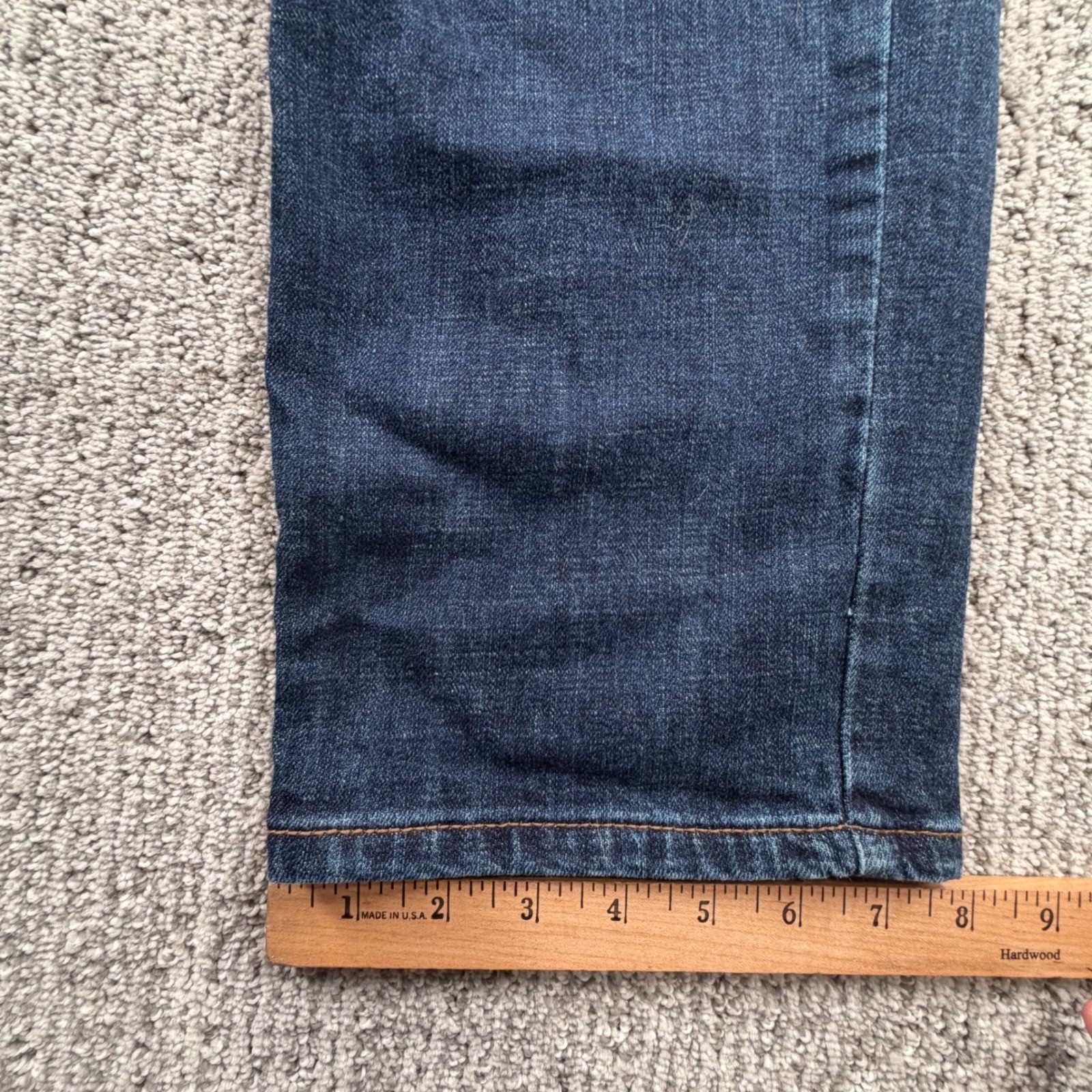 Lucky Brand 221 Straight Jeans Mens 34×30 Dark Wash Blue Denim 7MC1031