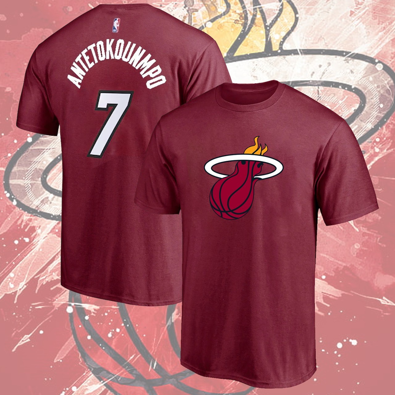 Welcome Antetokounnmpo #7 To Miami Name & Number Player Gift S-5XL FASTSHIP
