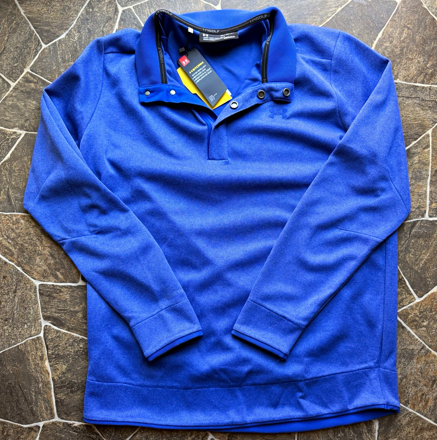 Under Armour Golf Storm ColdGear 1/4 Snap Pullover Blue XL