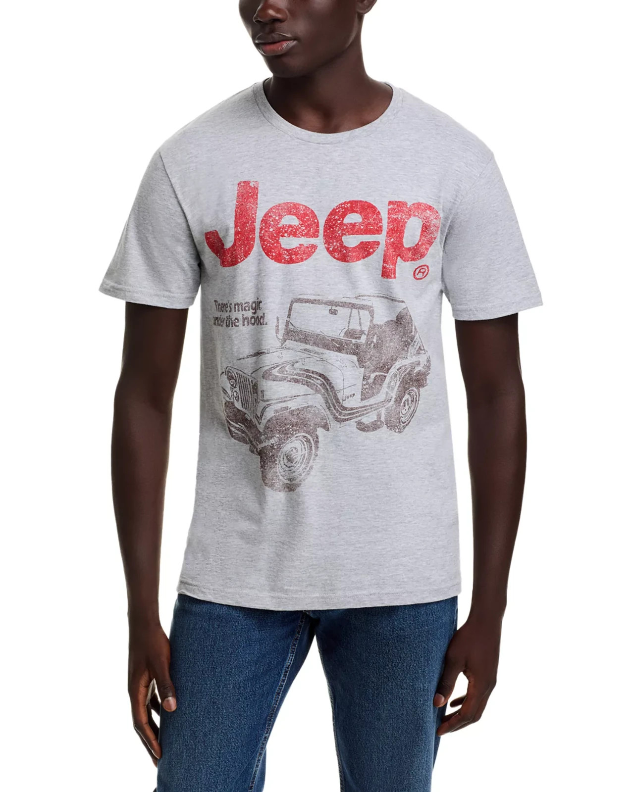 Philcos Men’s Jeep There’s Magic Under The Hood Tee Size XL
