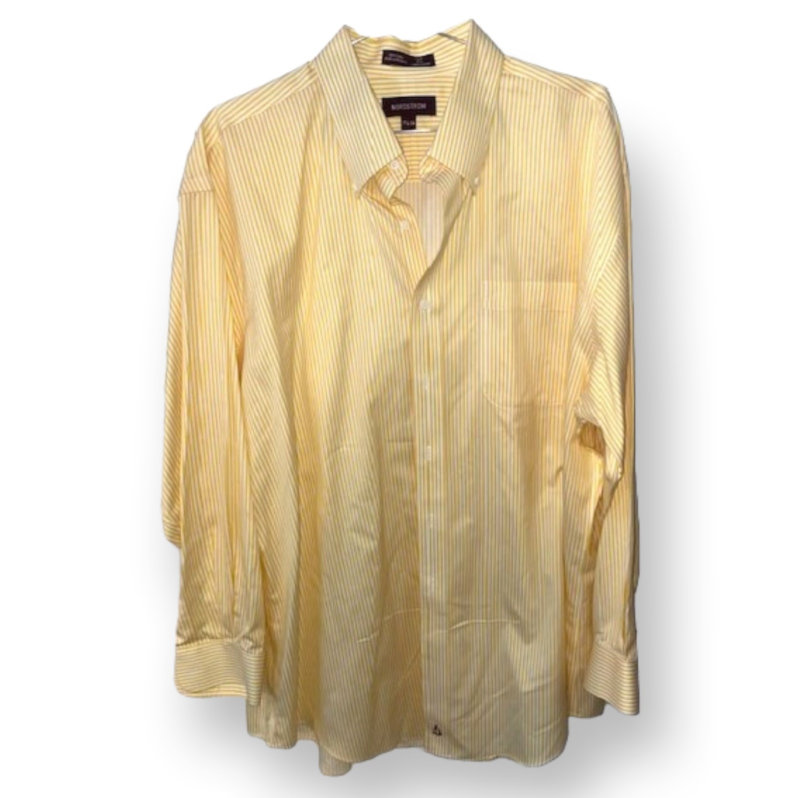 Nordstrom Men’s Smartcare 100% Cotton Button Down…17 1/2: 34 EUC