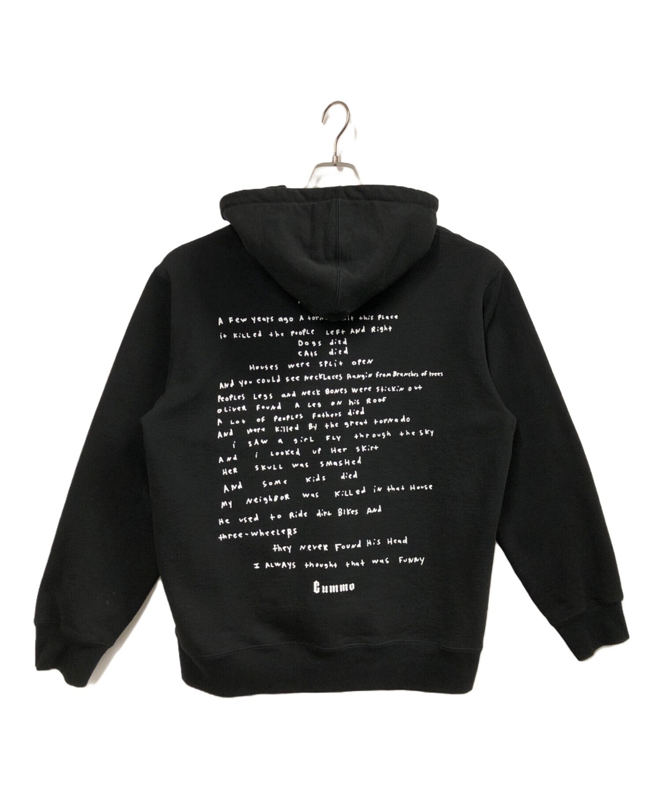 Supreme Gummo Hooded Sweatshirt Black Size M 2022SS Mens Pullover Hoodie