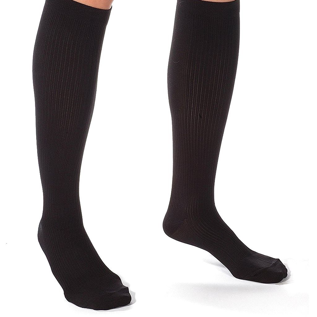 3Pairs- Copper Compression Socks 20-30mmHg Graduated Support Mens Womens S-XXL