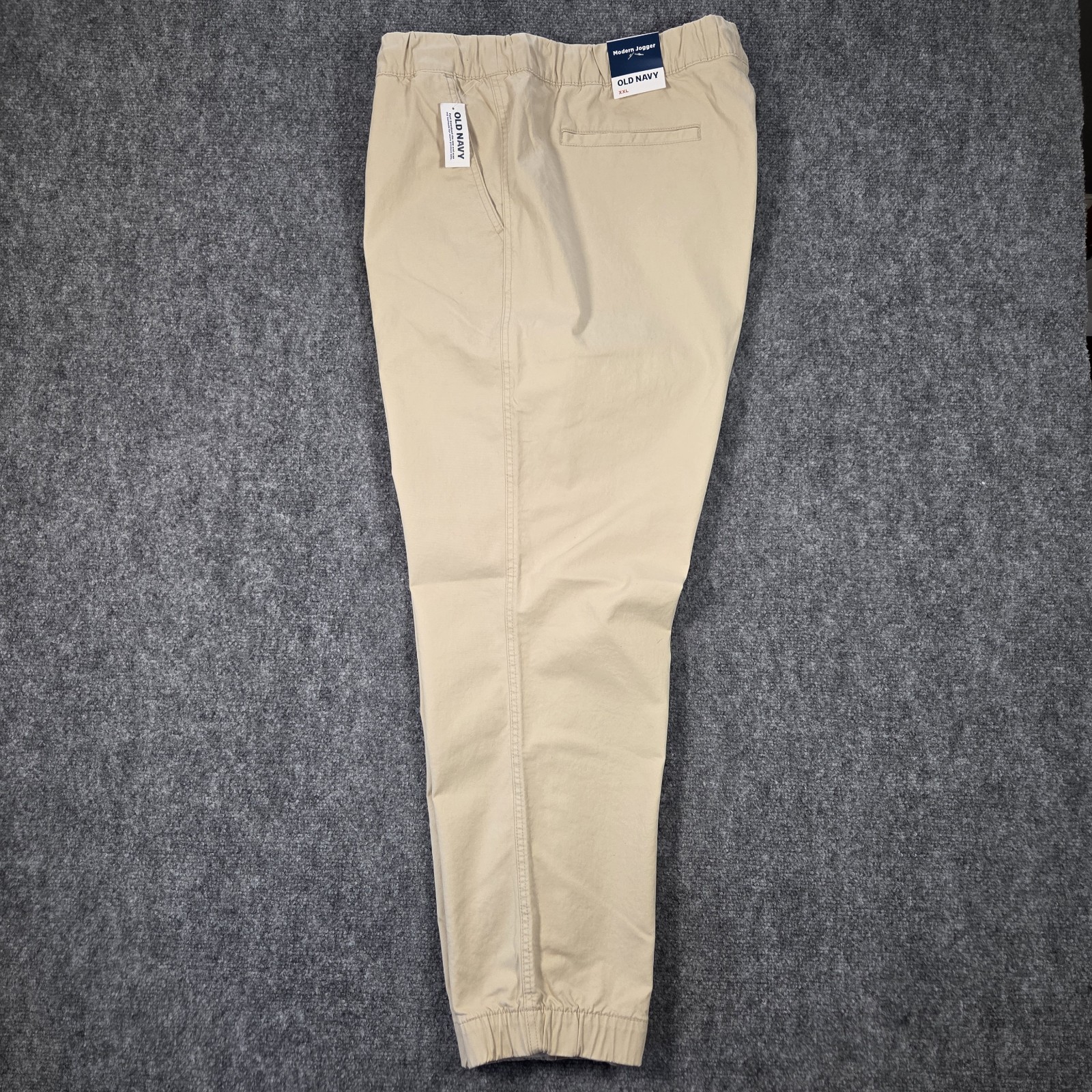 NWT Old Navy Mens XXL Modern Jogger Built-In Flex Oak Branch Beige 2XL Pants