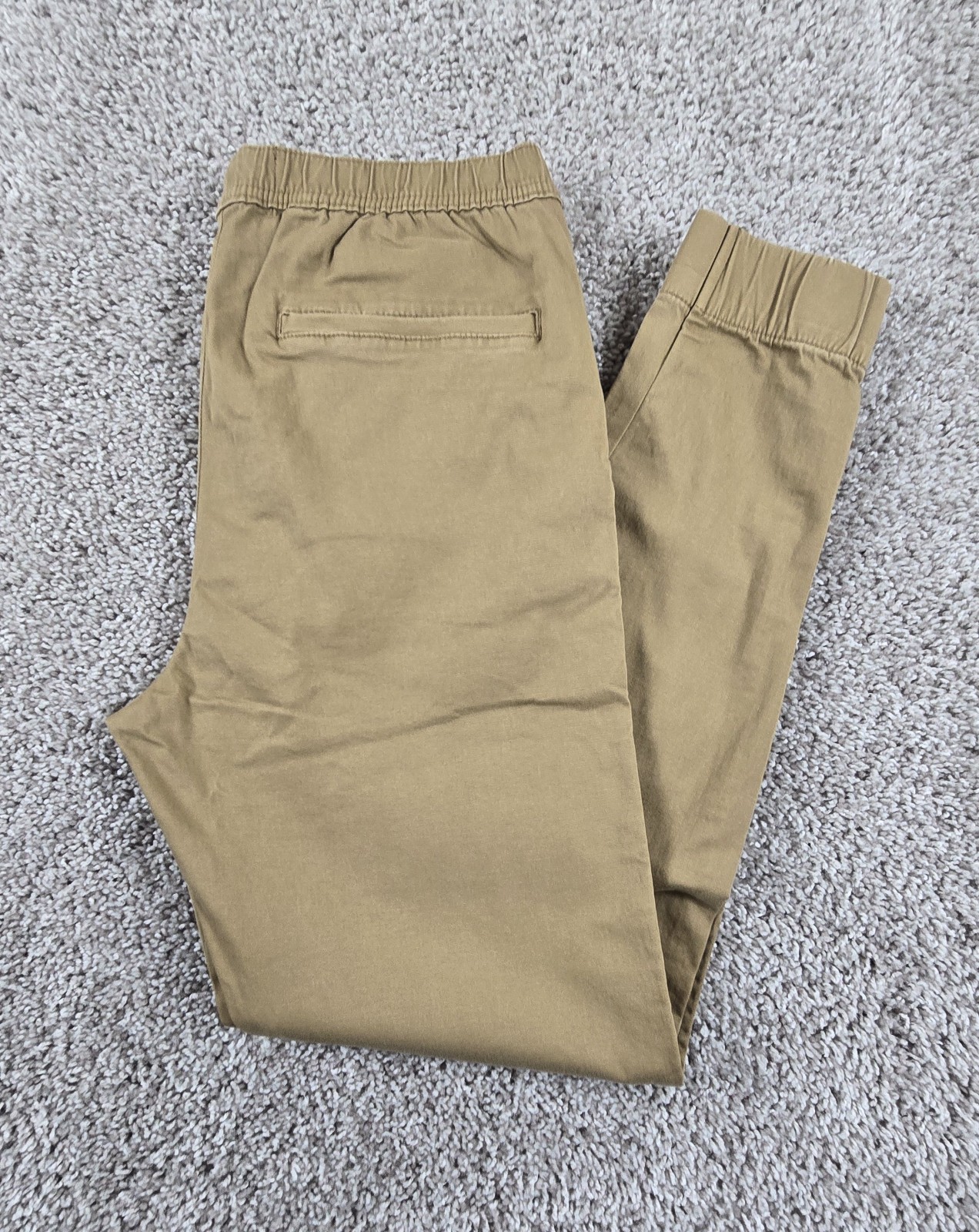 Hollister Pants Men’s Medium Advanced Stretch Super Skinny Jogger Tan Brown NWT