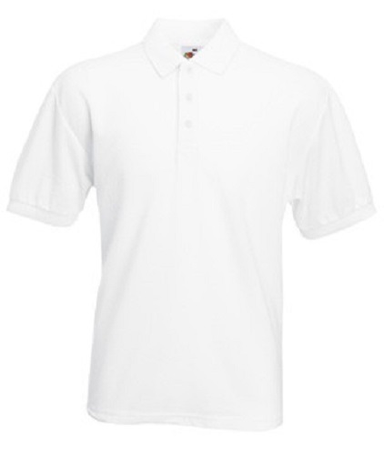 Fruit of the Loom 65/35 Polycotton Mens Polo Sports Workwear Shirt No Logo S-5XL