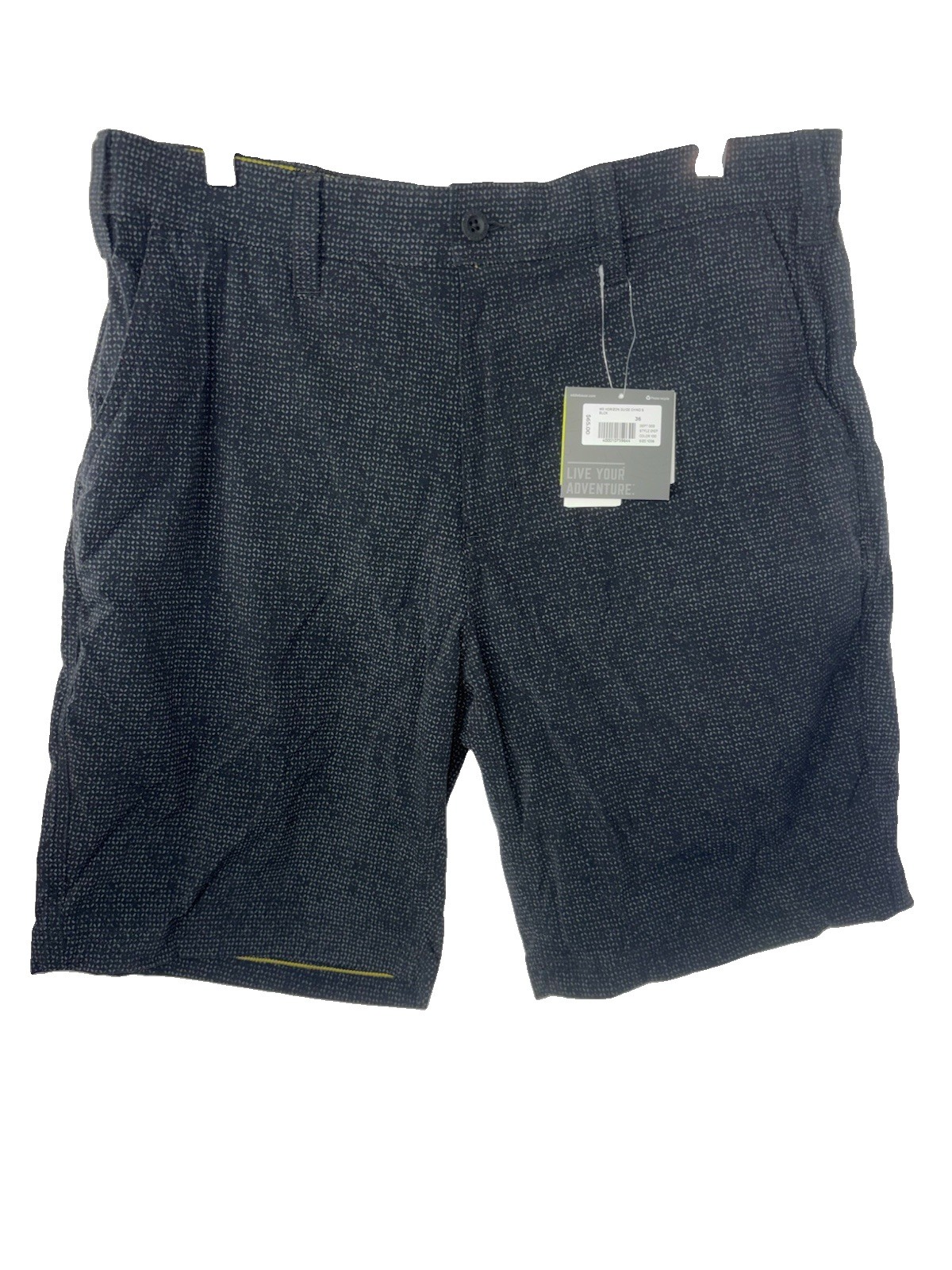 Eddie Bauer Travex Horizon Guide Performance Hiking Tan Shorts Sz 36 (36×10) NWT