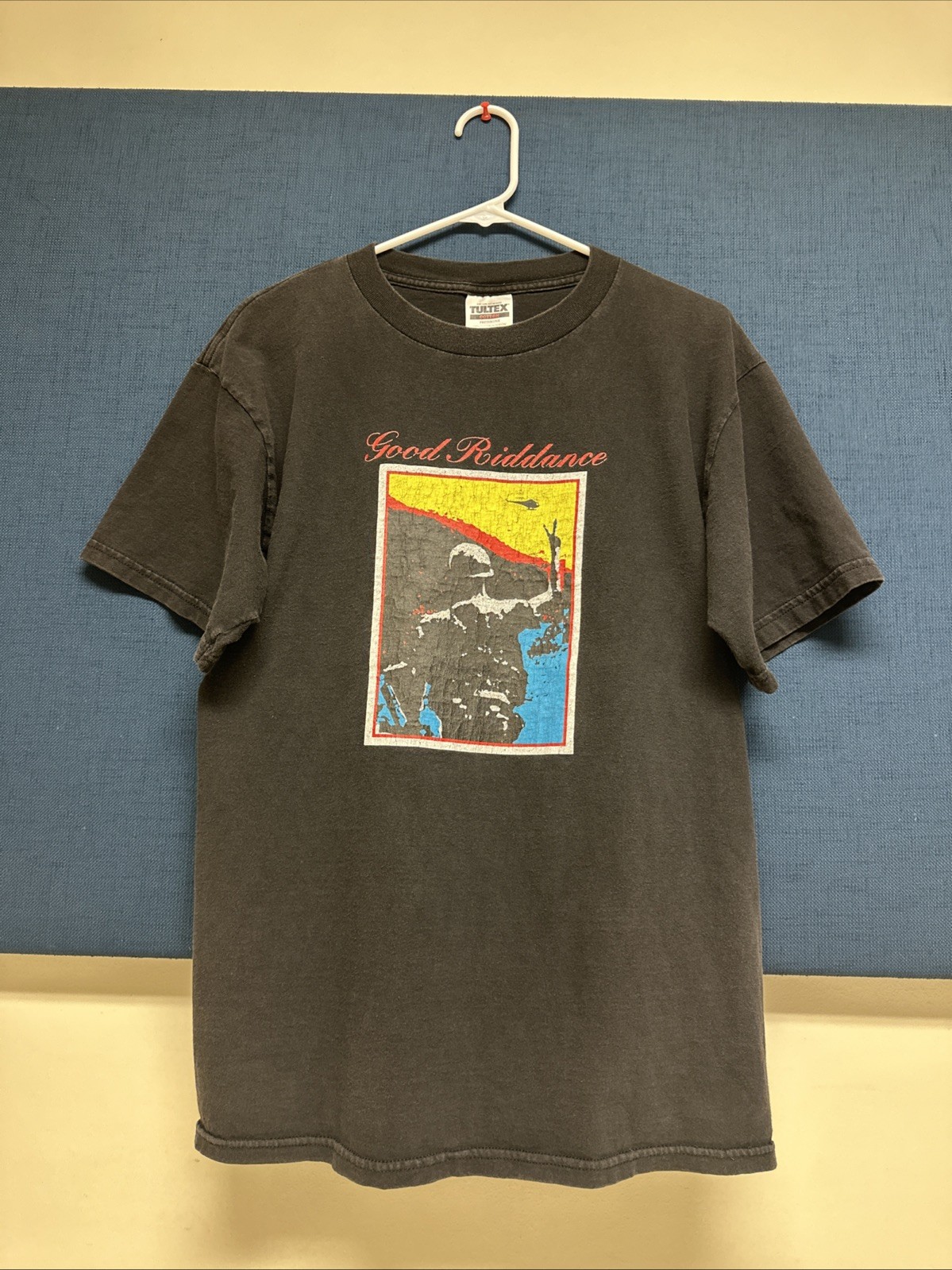Good Riddance OG Ballads Of The Revolution Shirt Black Size L Fat Wreck Chords