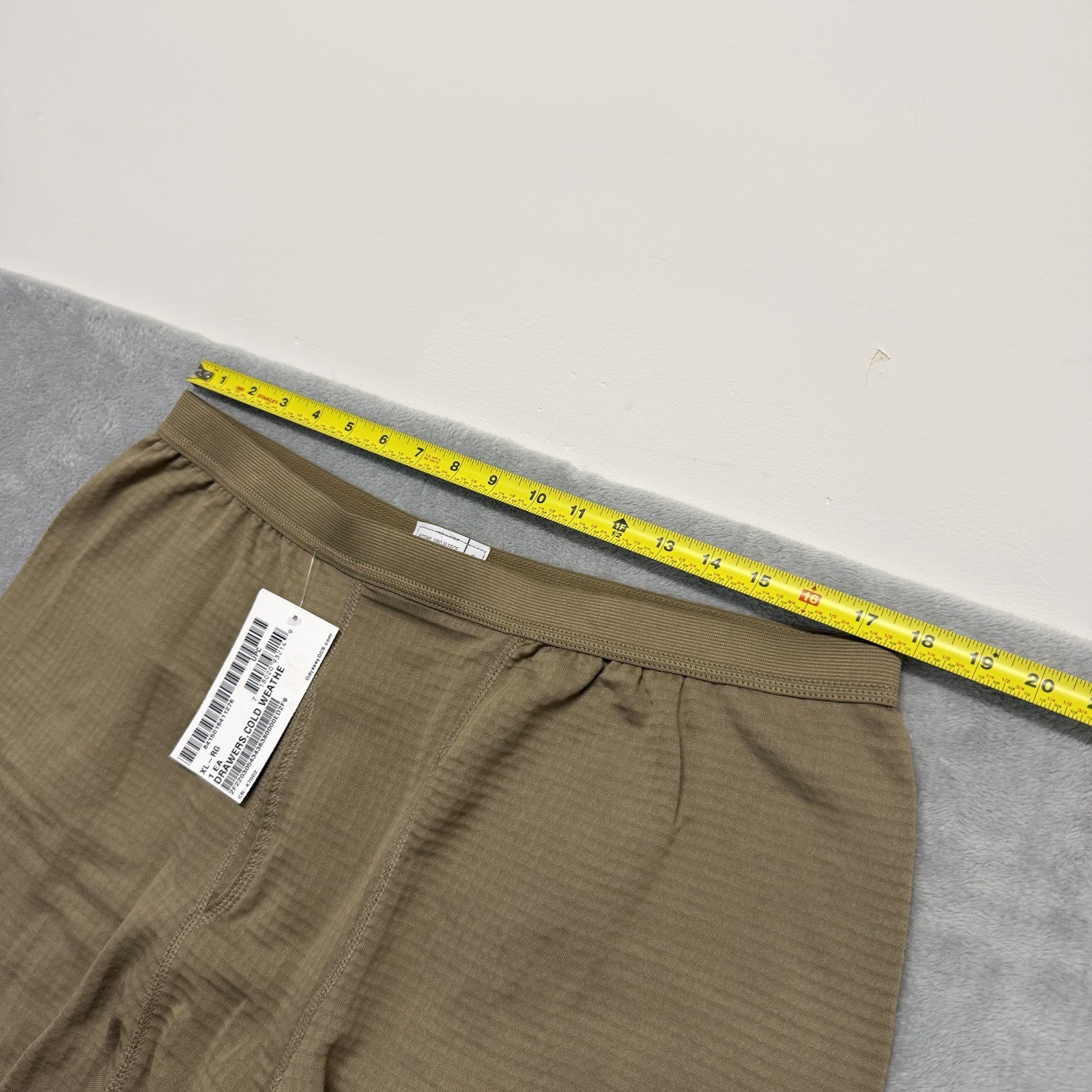 NEW US Military Coyote Brown Cold Weather Polypropylene Drawers Pants Men XL Reg