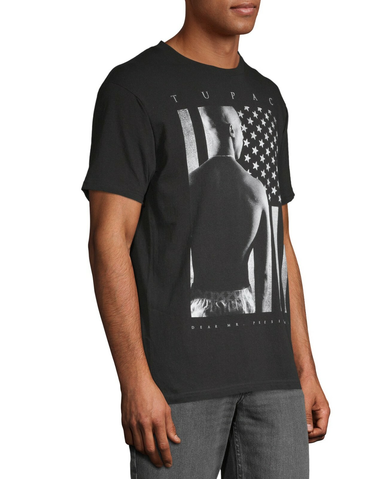 Bravado Men’s Tupac 2Pac Short-Sleeve Graphic T-Shirt (Black, S M L XL 2XL 3XL)
