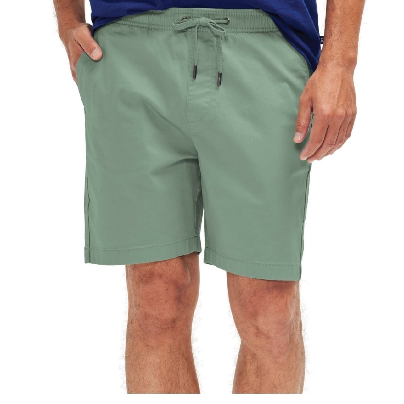 Gap Men’s Shorts XL Stretch Twill Pull On Drawstring Elastic Waist Short Green
