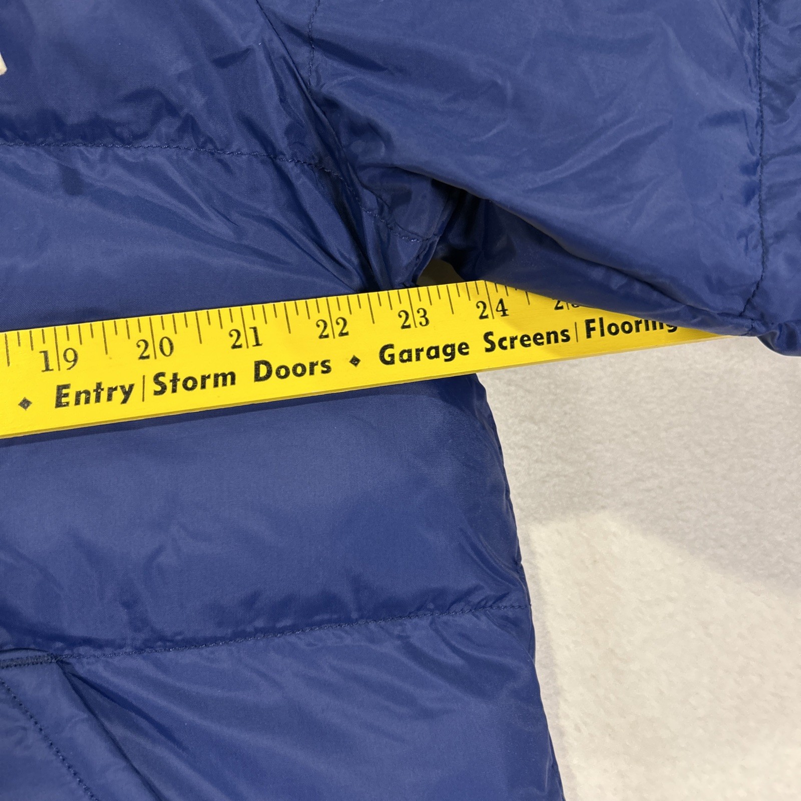 Alpine Design 1962 Puffer Winter Jacket Quilted Space Blue Mens Large