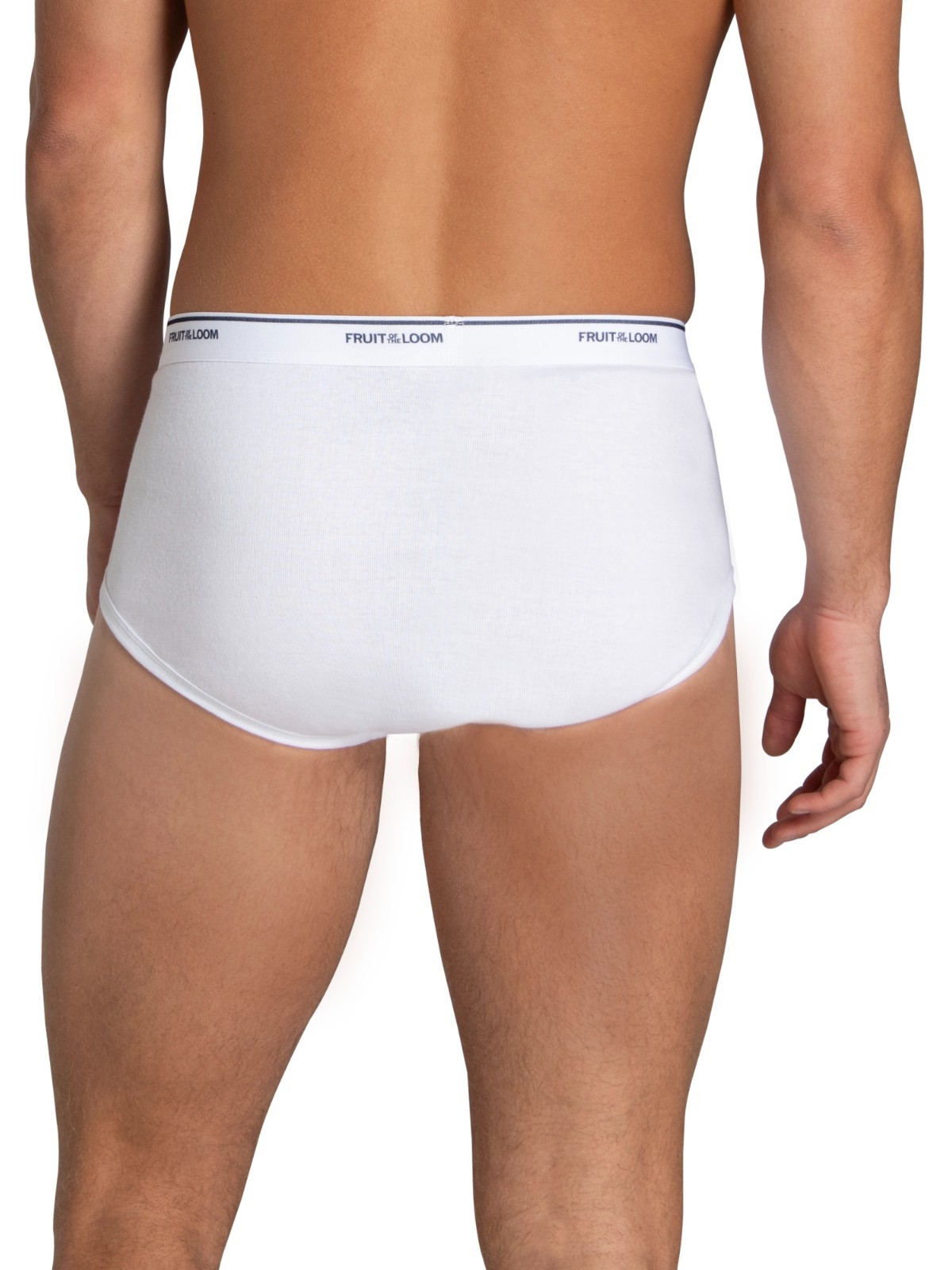 Fruit of the Loom Men’s White Briefs Underwear, 10- Pack, Size S to 2XL