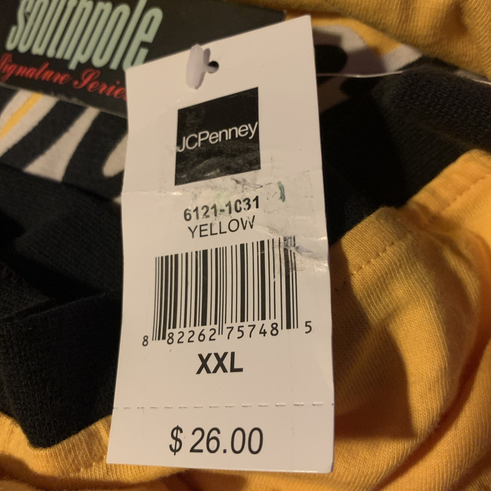Southpole Authentic Sports Series Graphic T-Shirt Yellow XXL NWT