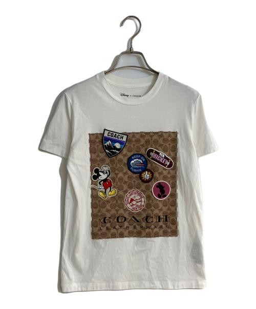 Disney x Coach Embroidered Kids T-Shirt White XS Casual Top