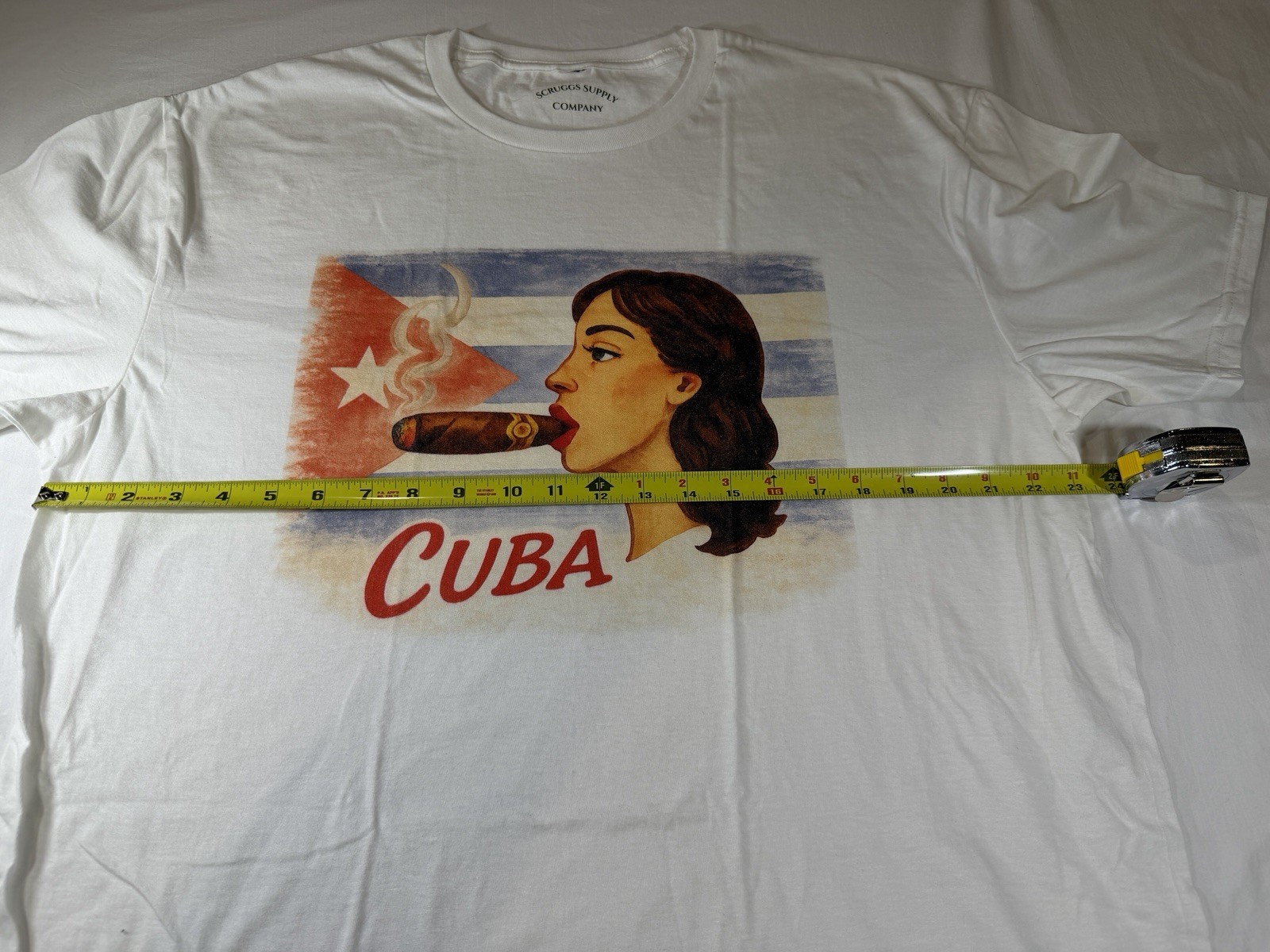 Retro Cuba Cigar Graphic T-Shirt Havana Cuba – New XL