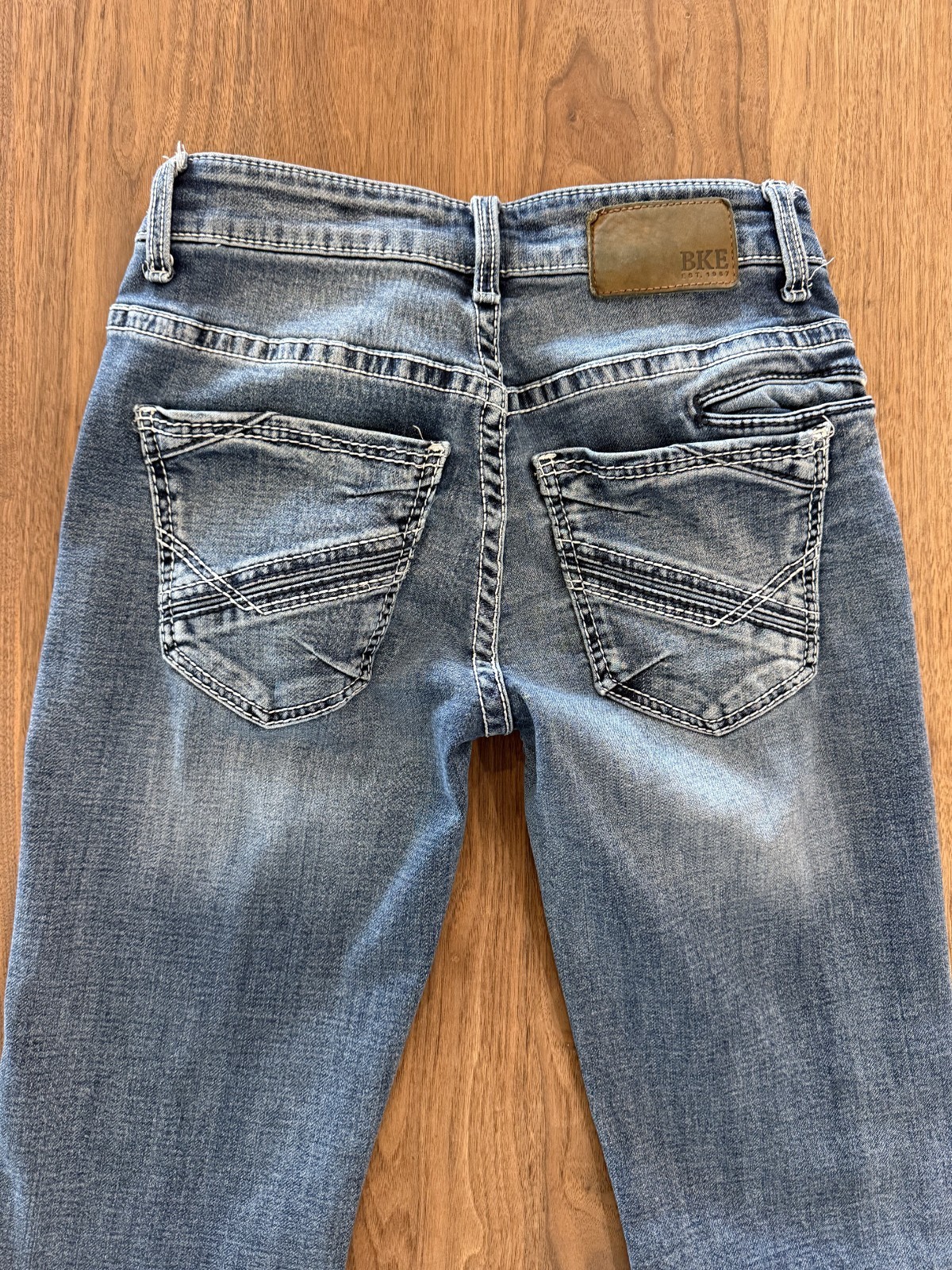 BKE Aiden Men’s Jeans, Buckle Brand, 27X32, Straight Leg, Medium Wash