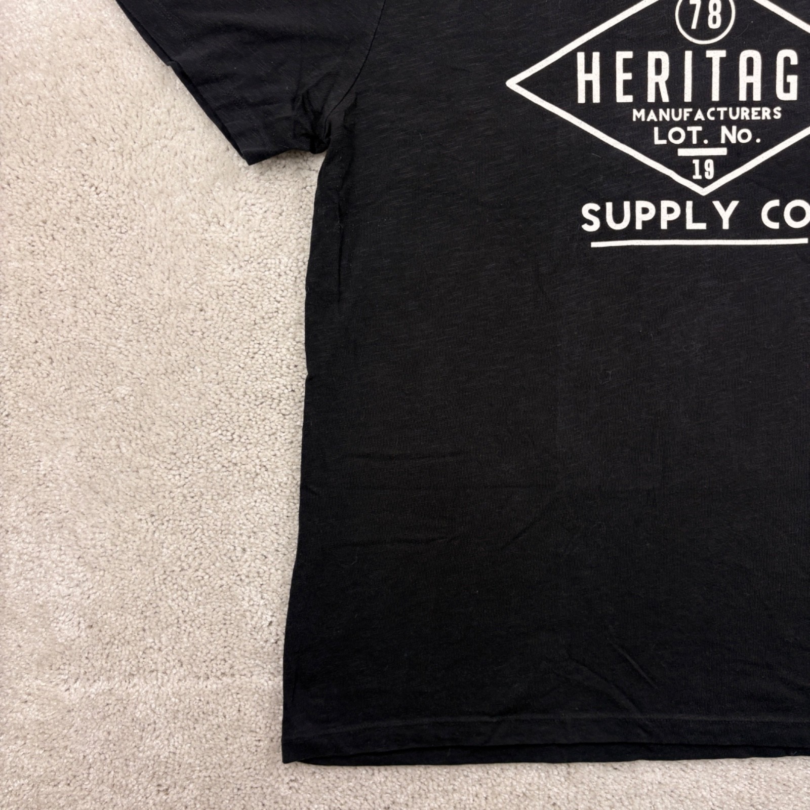 Banana Republic Collector T Shirt Mens XL Black Short Sleeve Graphic Heritage