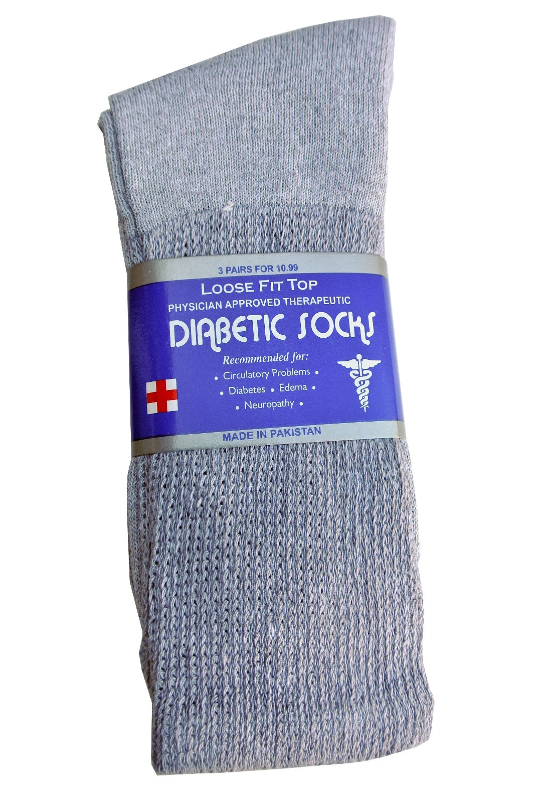3, 6, or 12 Pairs Diabetic CREW circulatory Socks Health Men’s Cotton ALL SIZE