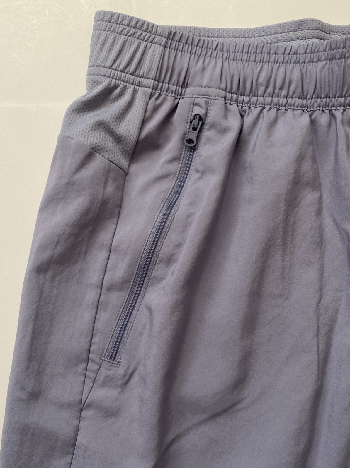 Adidas Essentials Training Shorts Size S 9in Silver Violet Unlined New w Tags