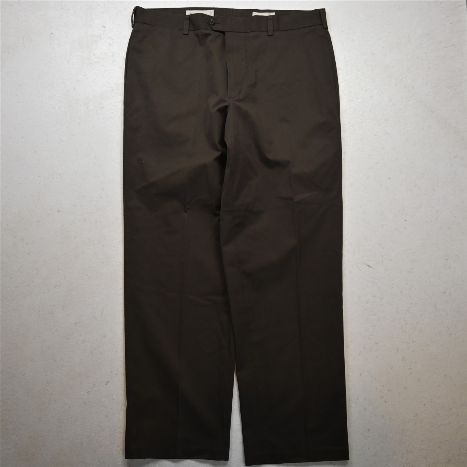 John W Nordstrom 38×32 Brown Supima Smartcare Wrinkle Free Dress Chino Pants