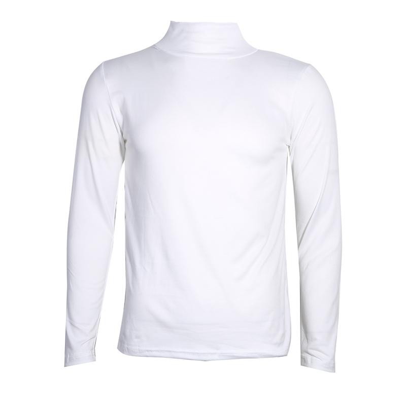 Men’s Long Sleeve Turtle Neck T-Shirt Tee Layer Cotton Blend Outerwear NEW