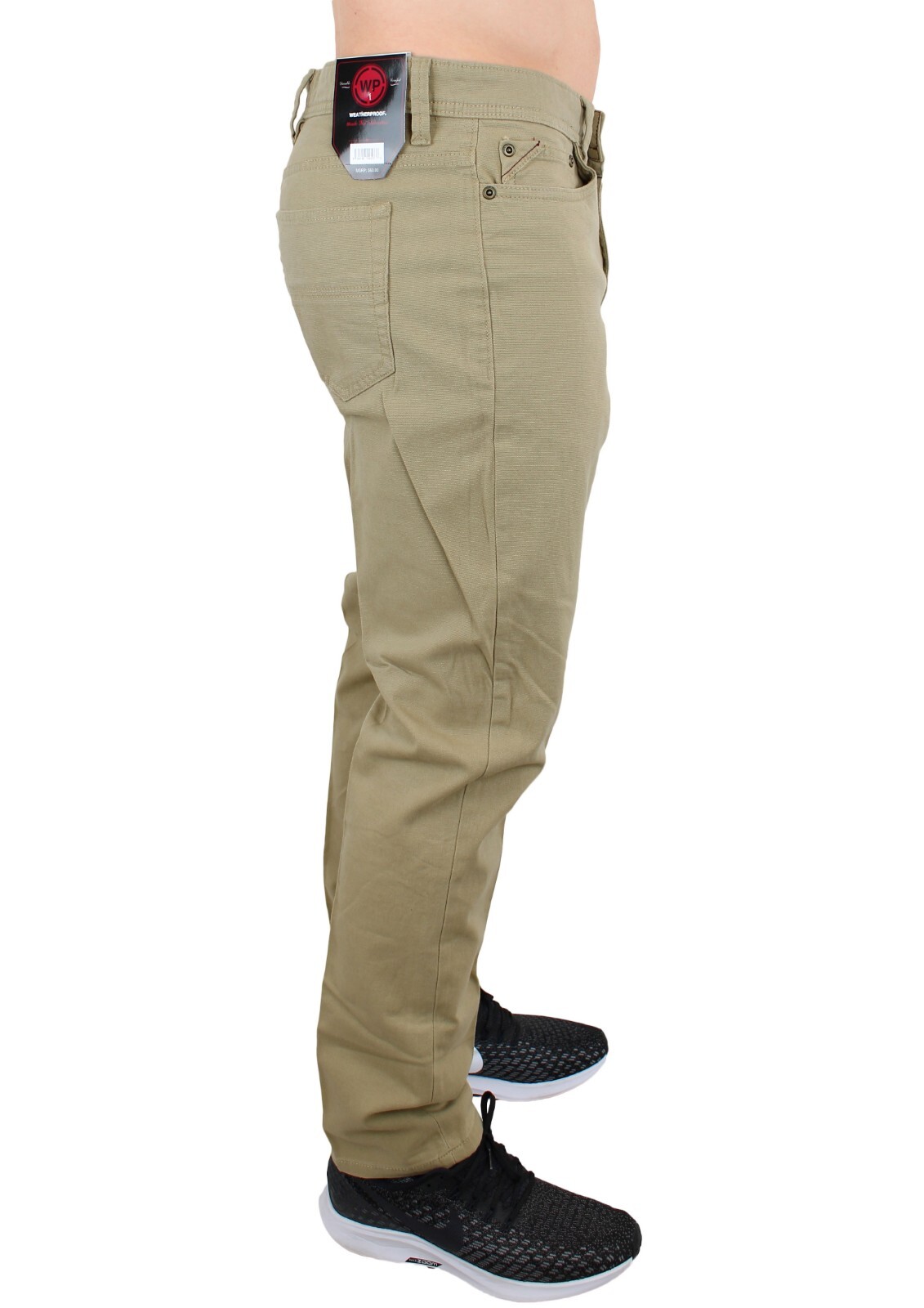 Weatherproof Men’s Pants Durable Comfort, Riveted Regular Straight Fit, 5-Pocket