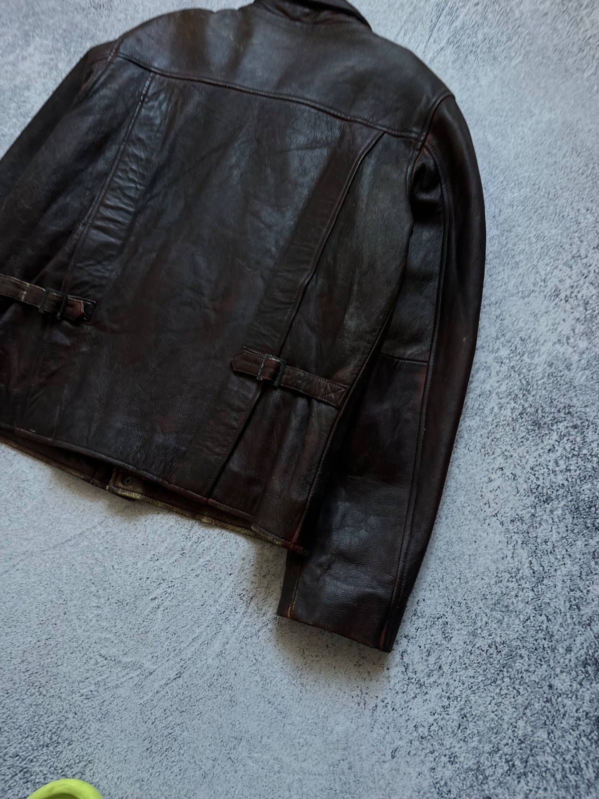 Indiana Jones Distressed Leather Jacket Size L Style The Real Mccoy’s 30-40’s