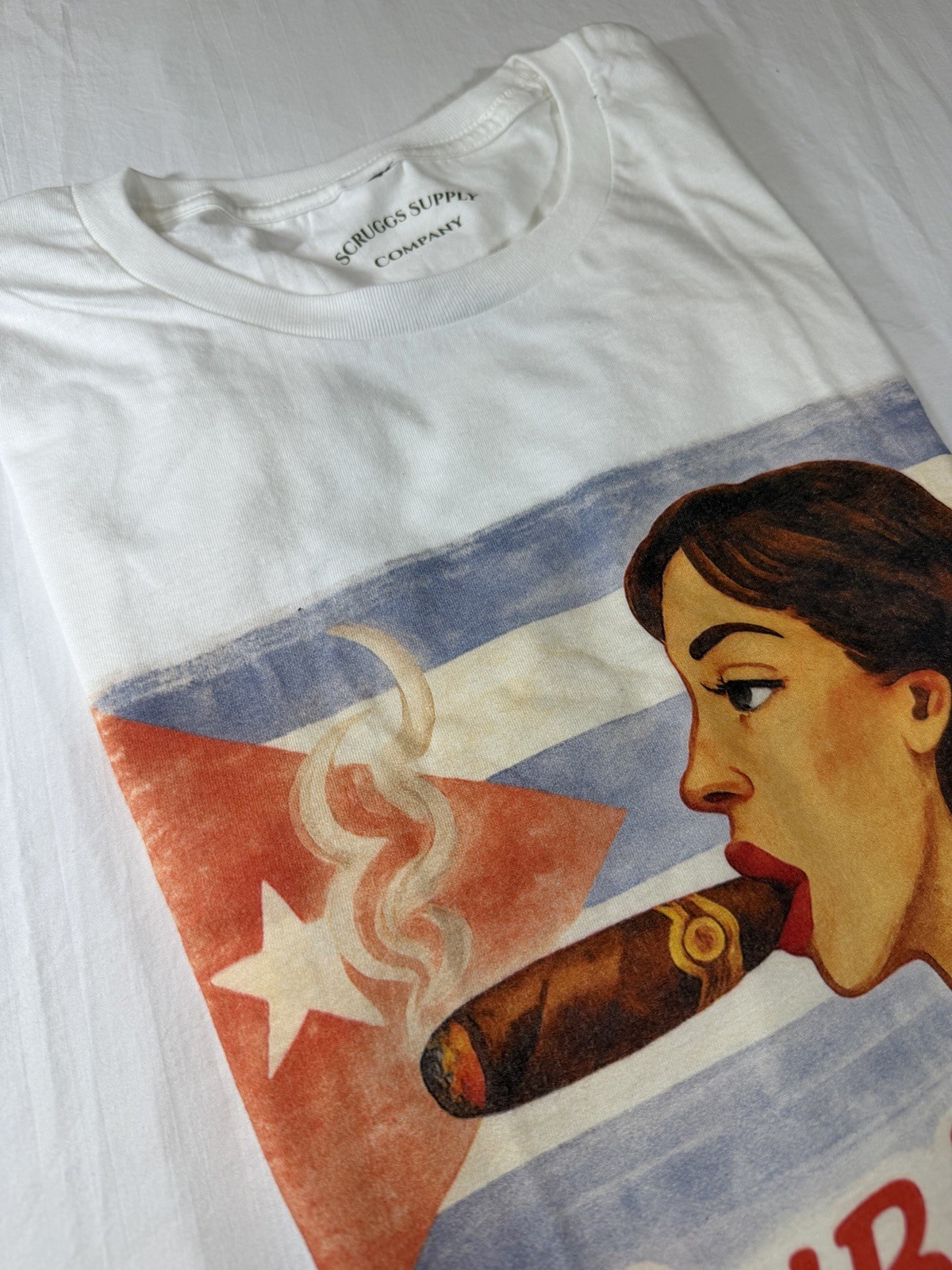 Retro Cuba Cigar Graphic T-Shirt Havana Cuba – New XL