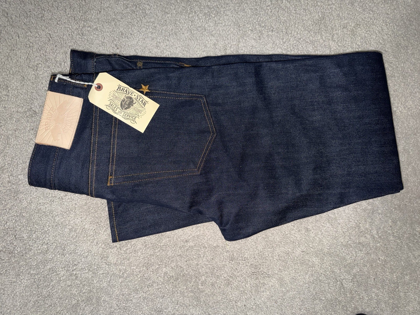 Brave Star True Straight 16.5 oz Uppercut Japan Selvedge Denim