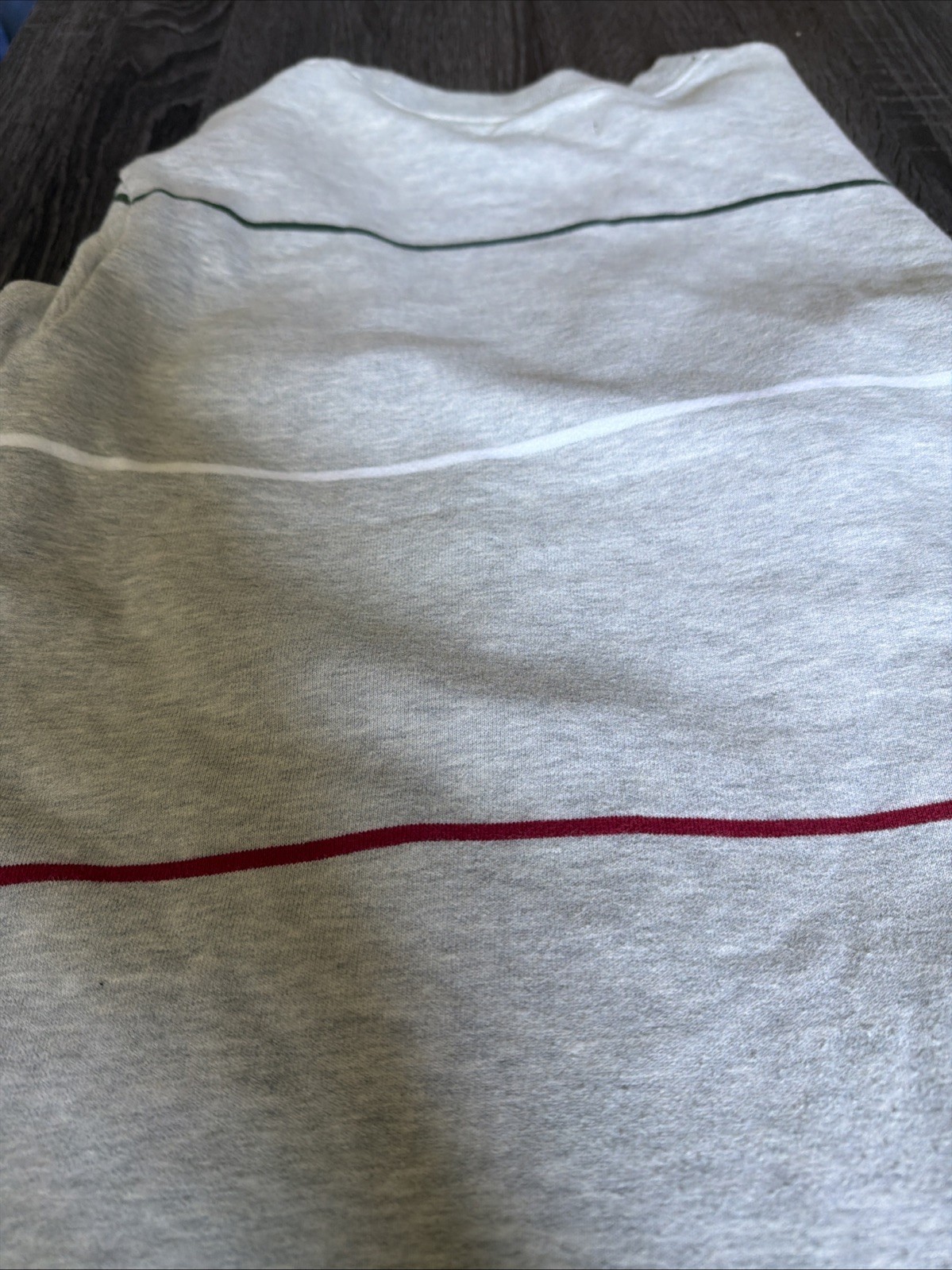 Nike SB Crewneck Mens M Gray Heather Striped Sweatshirt Skater Skateboard
