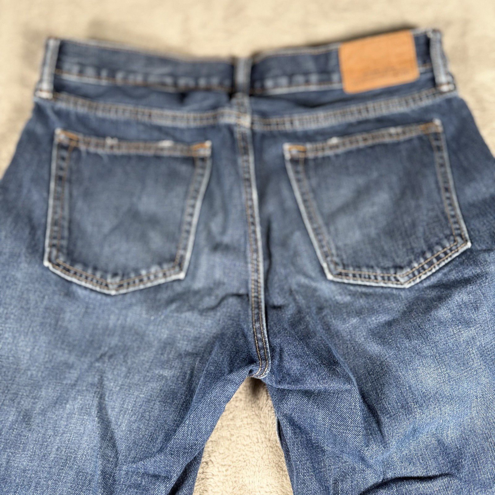 Old Navy Men’s Loose Fit Bootcut Blue Medium Wash Denim Jeans Regular