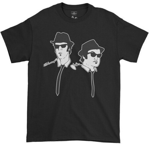 The Blues Brothers – The Blues Brothers – Silhouette – Heavy Cotton T-Shirt – XL