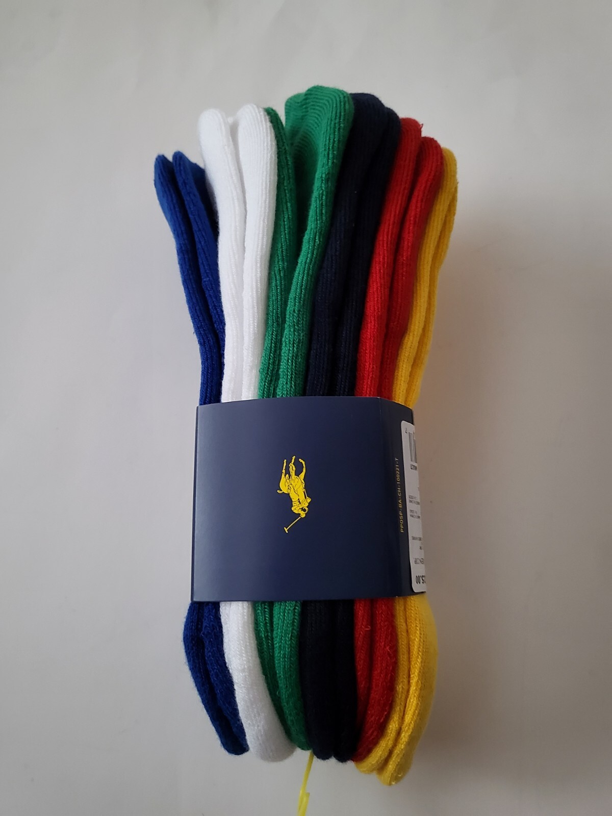 Polo Ralph Lauren 6-pair classic sport socks 6pk low cut socks White Black Navy