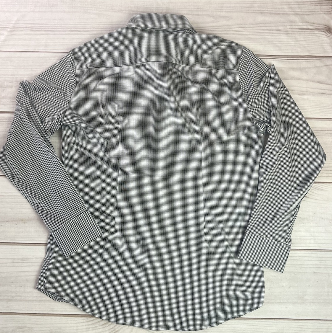Mizzen & Main Shirt Button Up Trim Fit Spinnaker Stretch Nylon Blend Mens Large