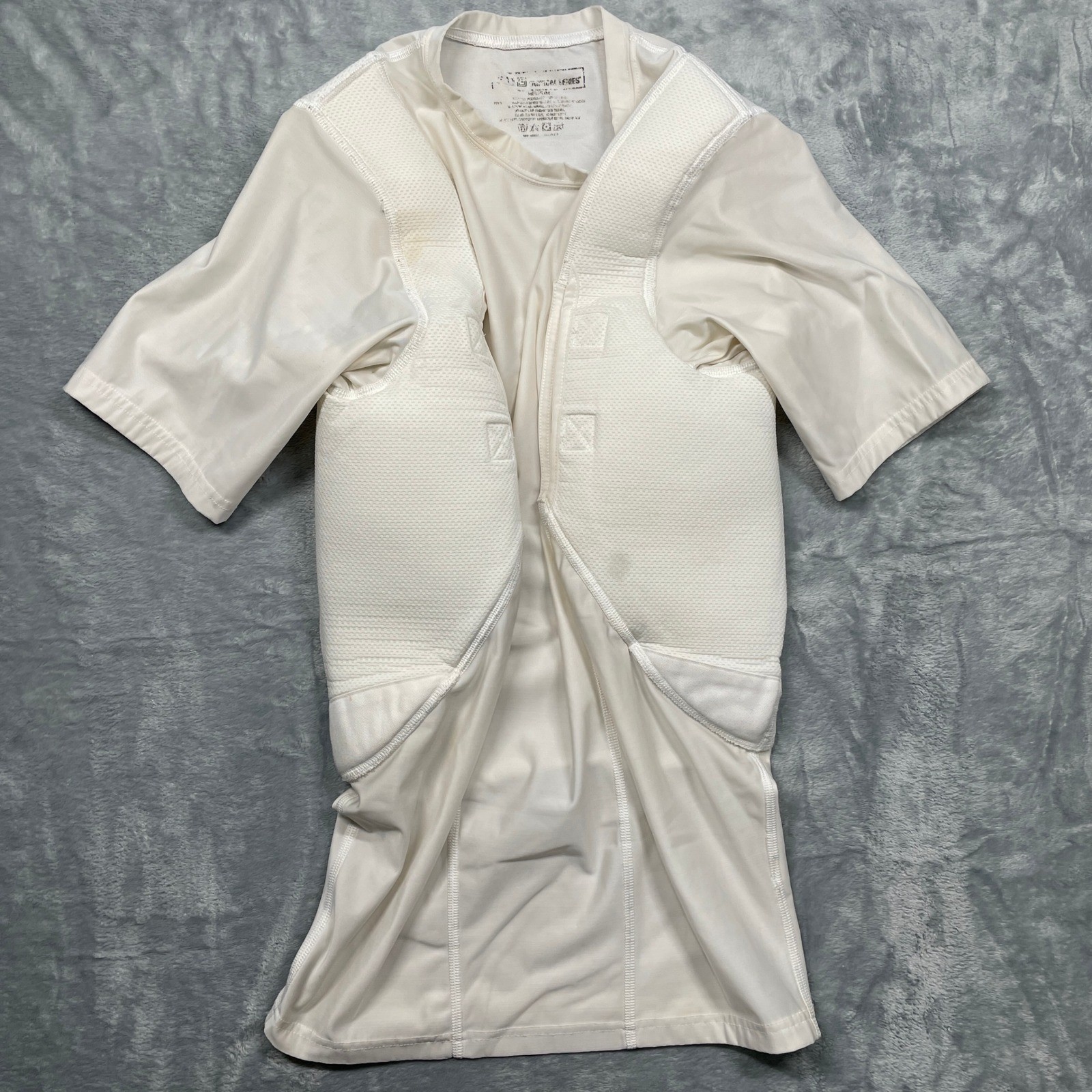 5.11 Tactical Series Holster Compression Shirt Mens Medium White Short Sleeve