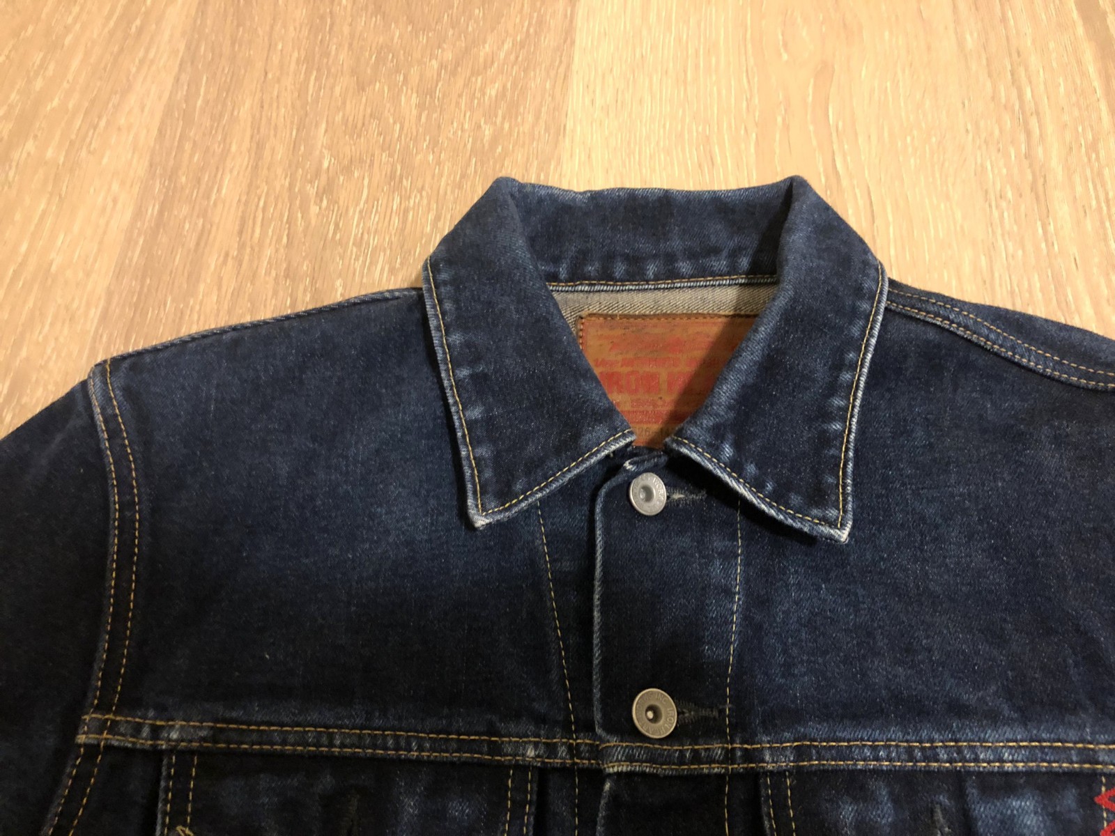 Iron Heart IH-526-142 14oz Indigo Selvedge Denim Jacket Size 40US