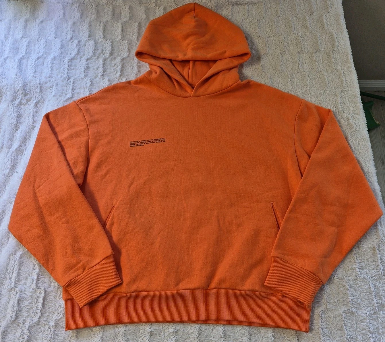 Pangaia Organic Cotton Sweatshirt and Track Pants Set Unisex Adult Medium Orange