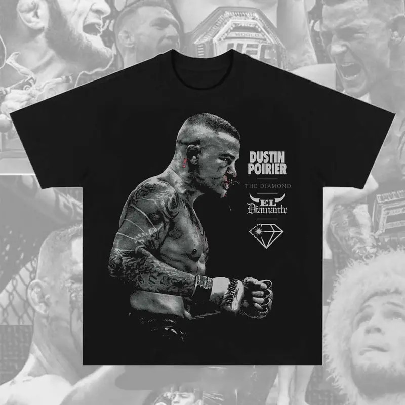 Dustin Poirier Born To Fight UFC T-Shirt Dustin Poirier Tee Ultimate T-Shirt