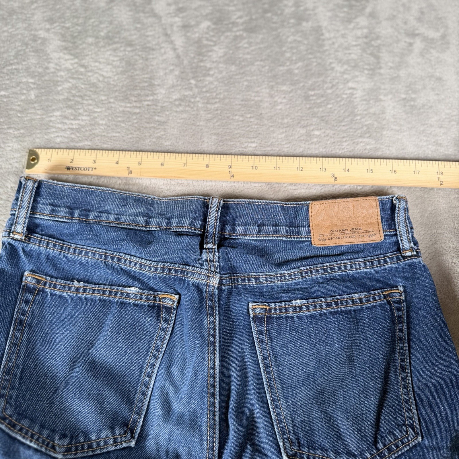Old Navy Men’s Loose Fit Bootcut Blue Medium Wash Denim Jeans Regular