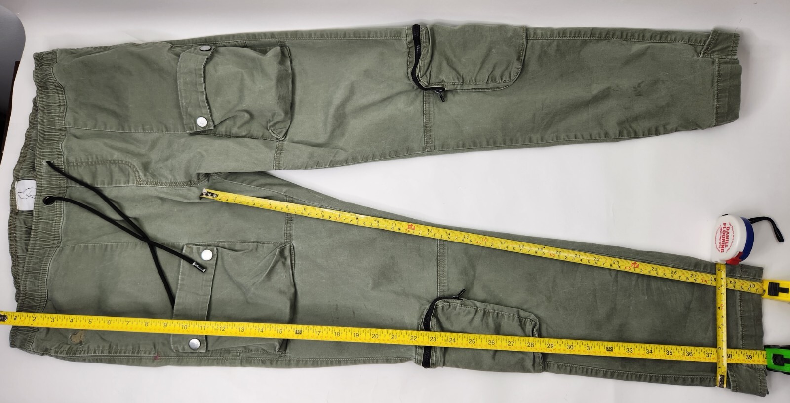 Kuwalla Tee Cargo Pants Men’s Size L / XL Color Olive Stretch