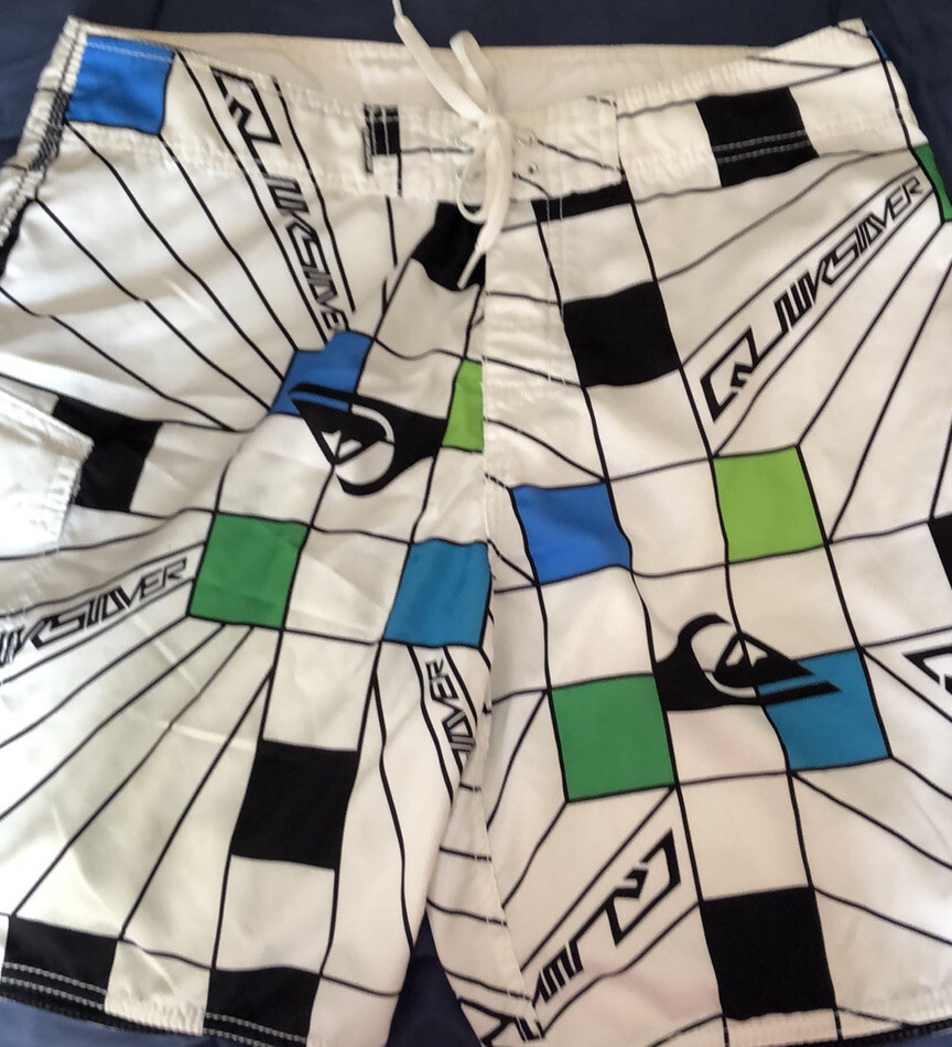 Quiksilver Variable 18″ Beach Shorts Size 34 Swim Trunks Boardshorts