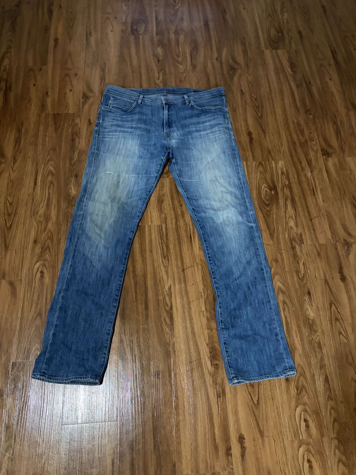 Agave Denim Men’s 36×34 Waterman Relaxed Straight Jeans Dark Blue Made in USA