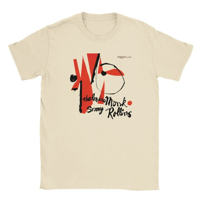 Thelonious Monk & Sonny Rollins Jazz Tribute Tee, Jazz icons Shirt H1605_14