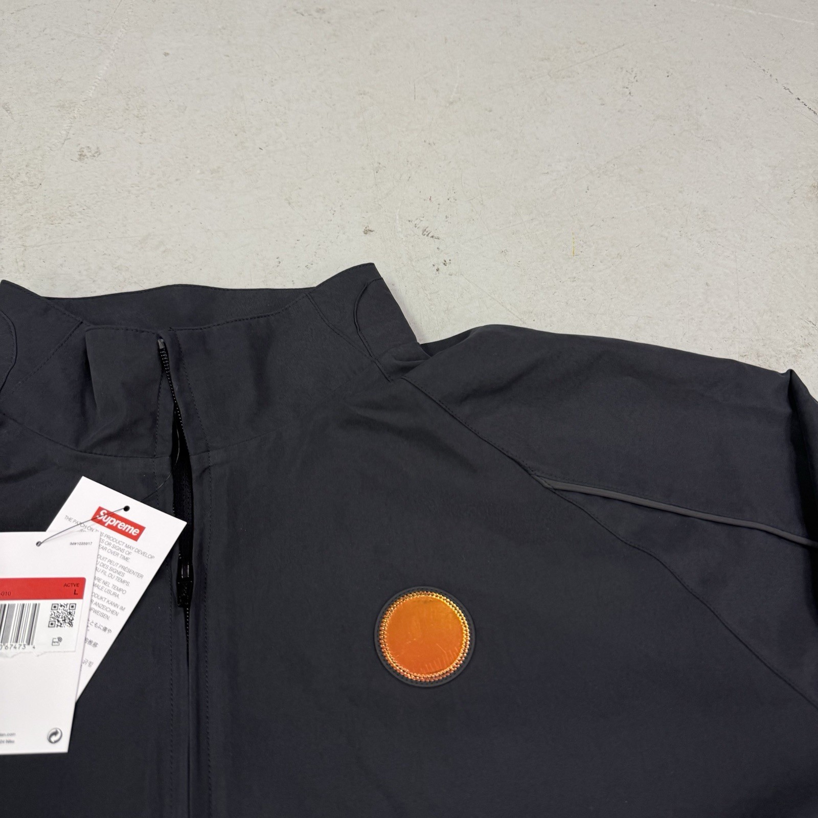 Supreme Jordan Track Jacket Black SS26 IR6453-010 Men’s Size Large L