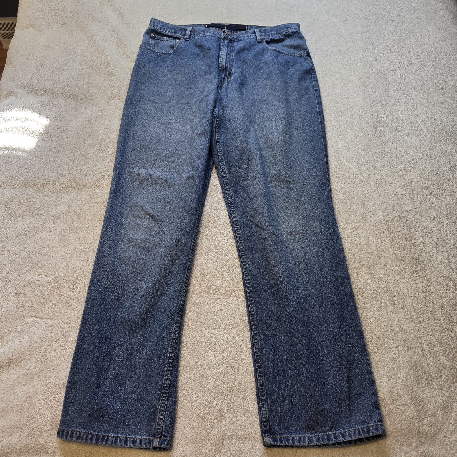 Nautica NS83-J-Class Relaxed Fit Blue Jeans Men’s 36×32