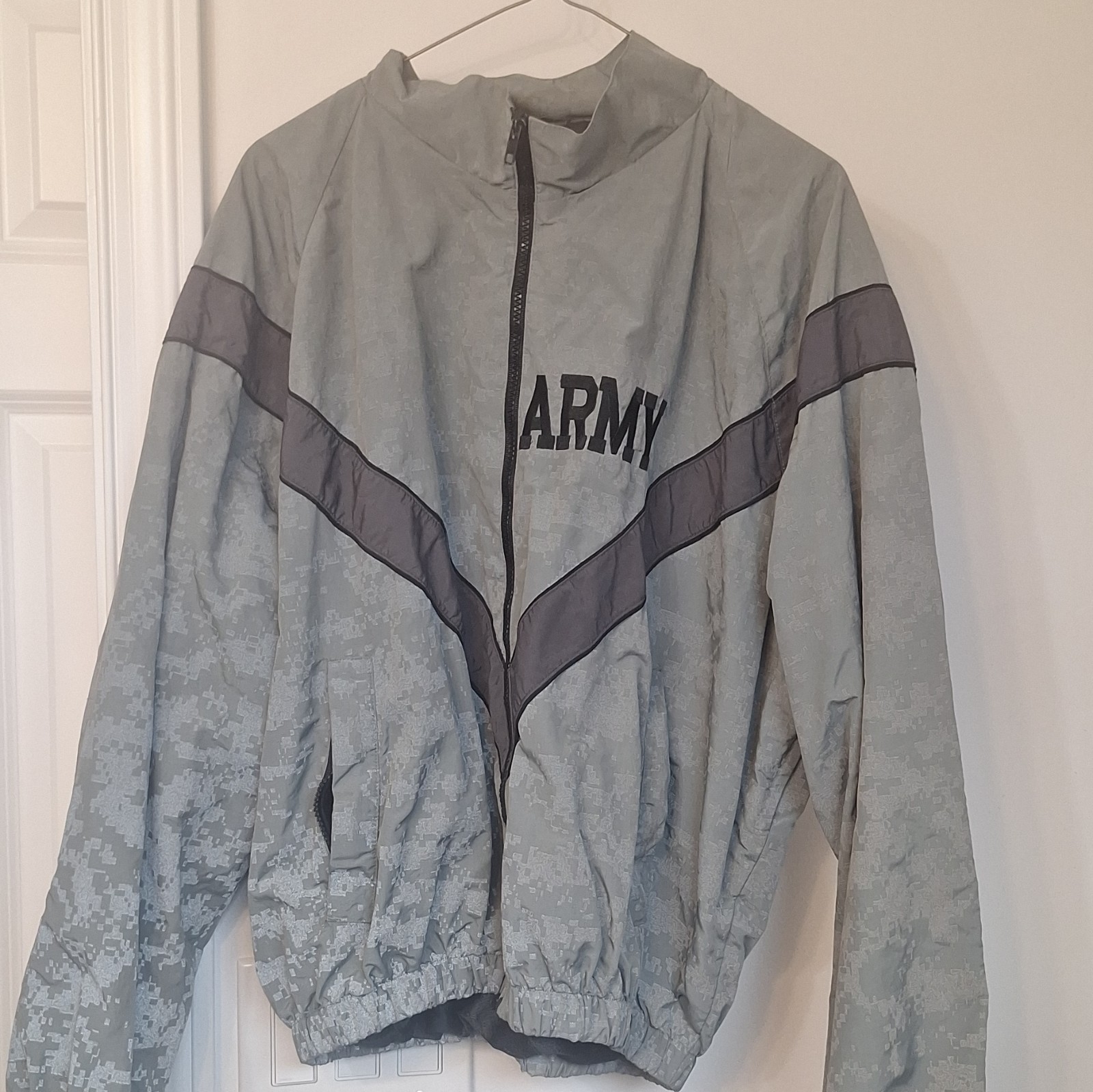 Vtg PFU US Army Windbreaker Jacket Military Clothes Size Medium